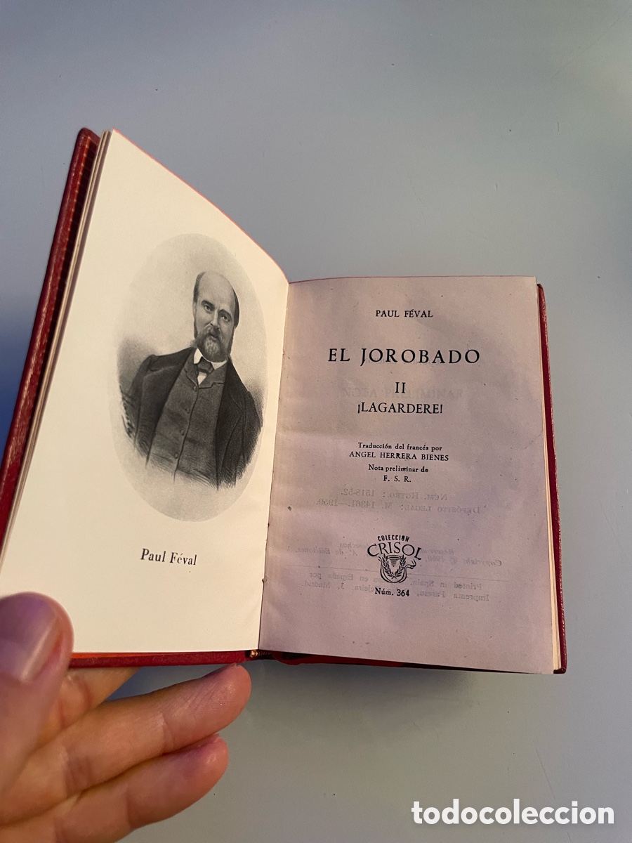 Libros de segunda mano: El jorobado 2. &iexcl;Lagardere!, Paul Feval. Aguilar Crisol 364. 2&ordf; ed. 1959