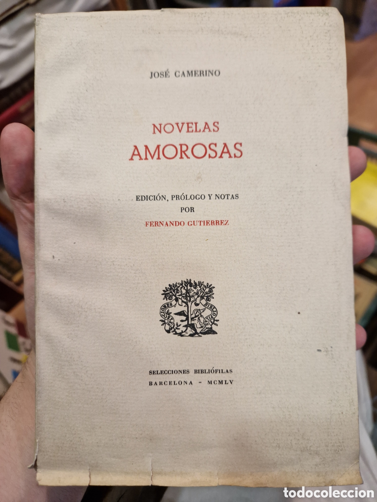 Livros em segunda m&atilde;o: CAMERINO, Jos&eacute;. Novelas amorosas