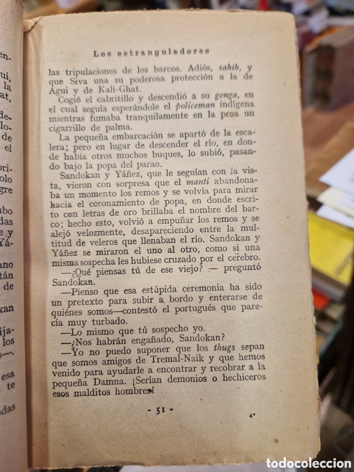 Libros de segunda mano: SALGARI, Emilio Los estranguladores - Foto 2