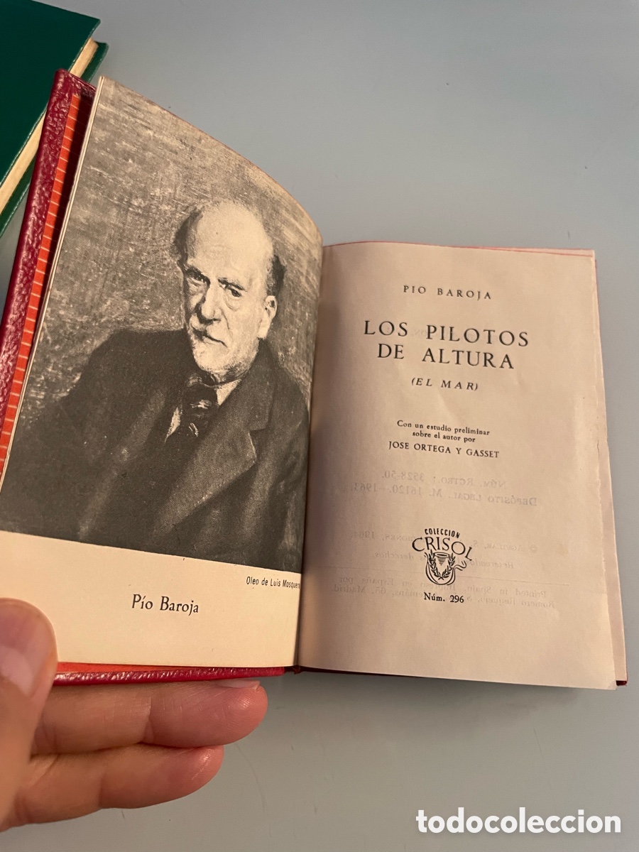 Second hand books: Los pilotos de altura. P&iacute;o Baroja. Aguilar. Crisol n&uacute;mero 296. Tercera Edici&oacute;n 1964