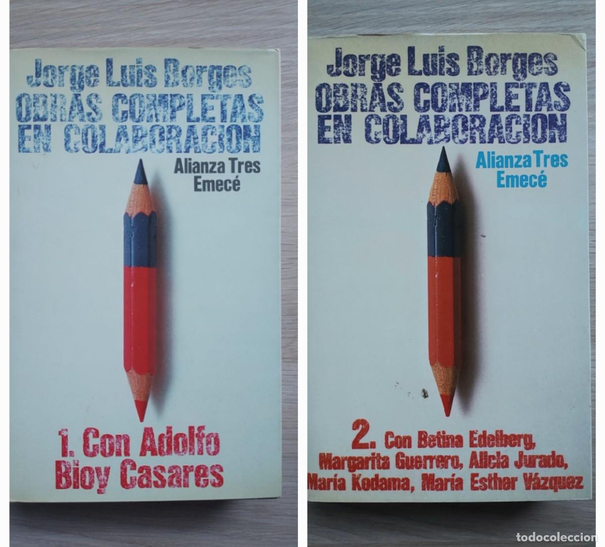 Libri di seconda mano: Obras completas en colaboraci&oacute;n (2 vols) - Jorge Luis Borges
