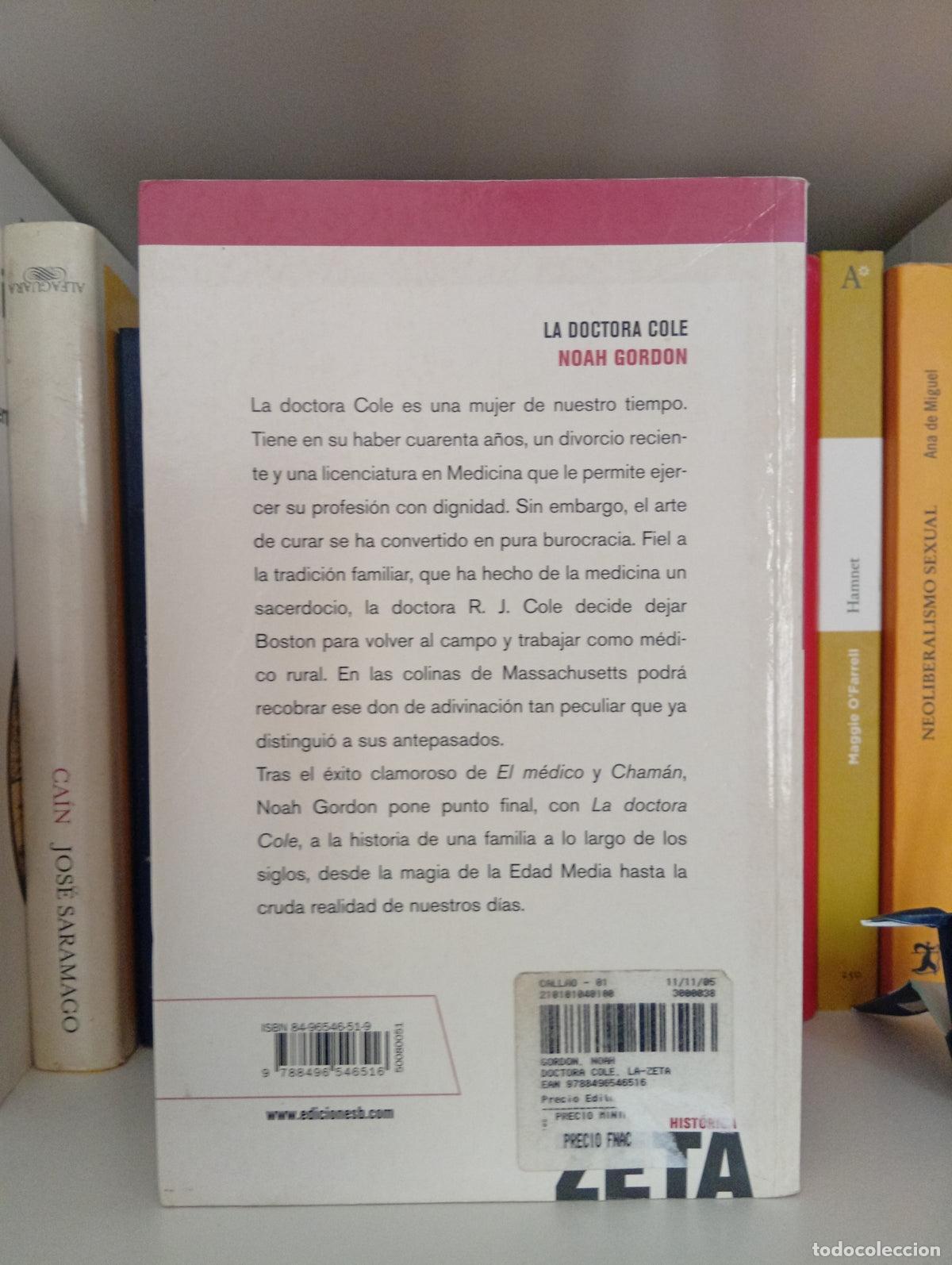 Libros de segunda mano: La doctora Cole - Noah Gordon - Foto 2