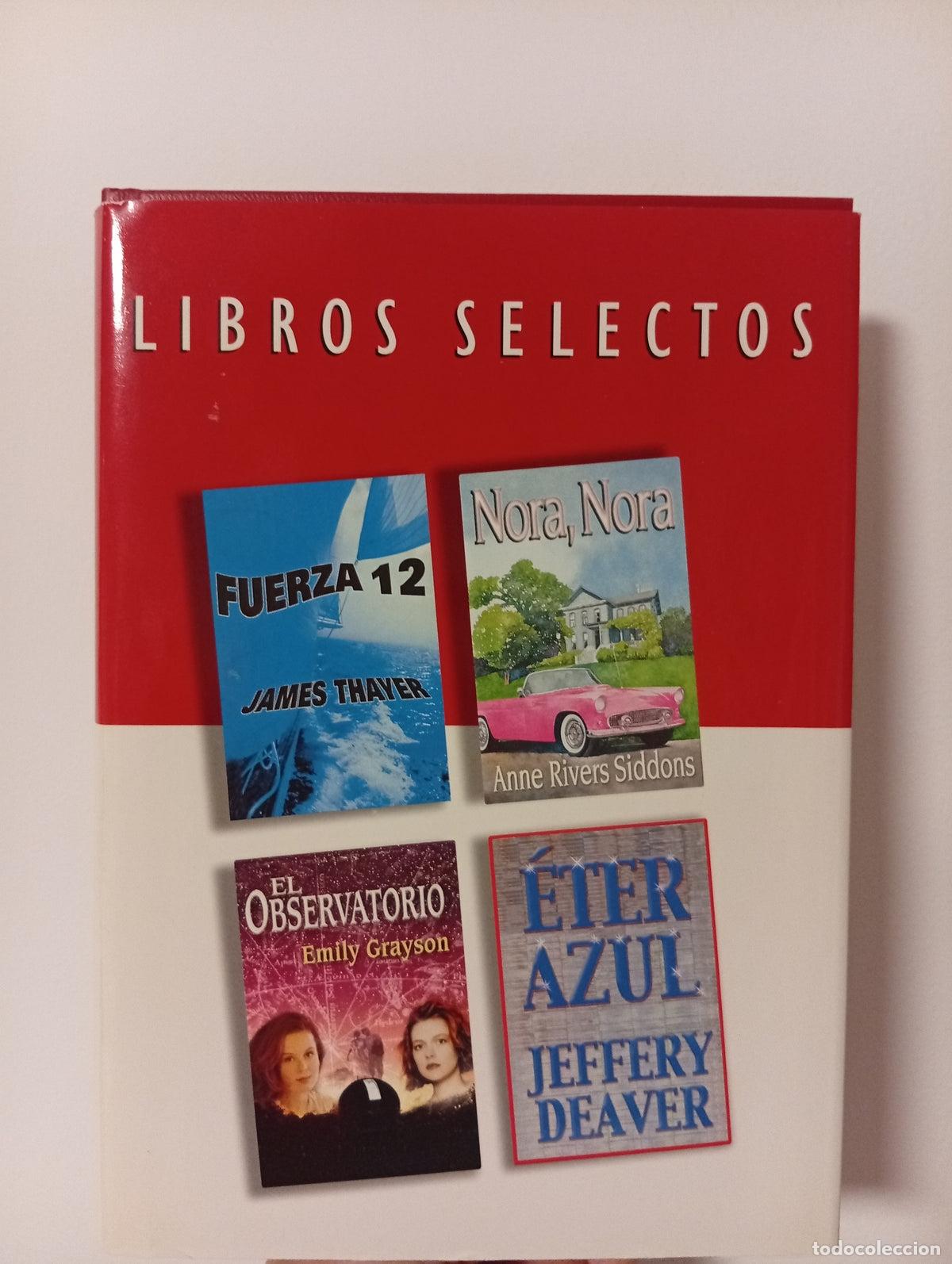 Libros de segunda mano: Reader&acute;s Digest, libros selectos: &Eacute;ter azul-Nora,Nora-Fuerza 12-El observatorio