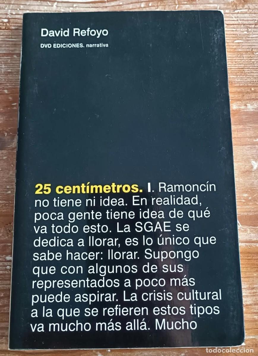 Libros de segunda mano: David Refoyo: 25 cent&iacute;metros