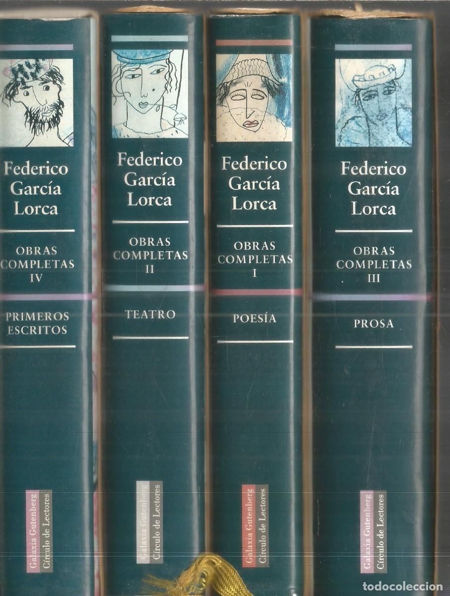 Libros de segunda mano: FEDERICO GARCIA LORCA. OBRAS COMPLETAS I, II, III Y IV. GALAXIA GUTENBERG CIRCULO DE LECTORES