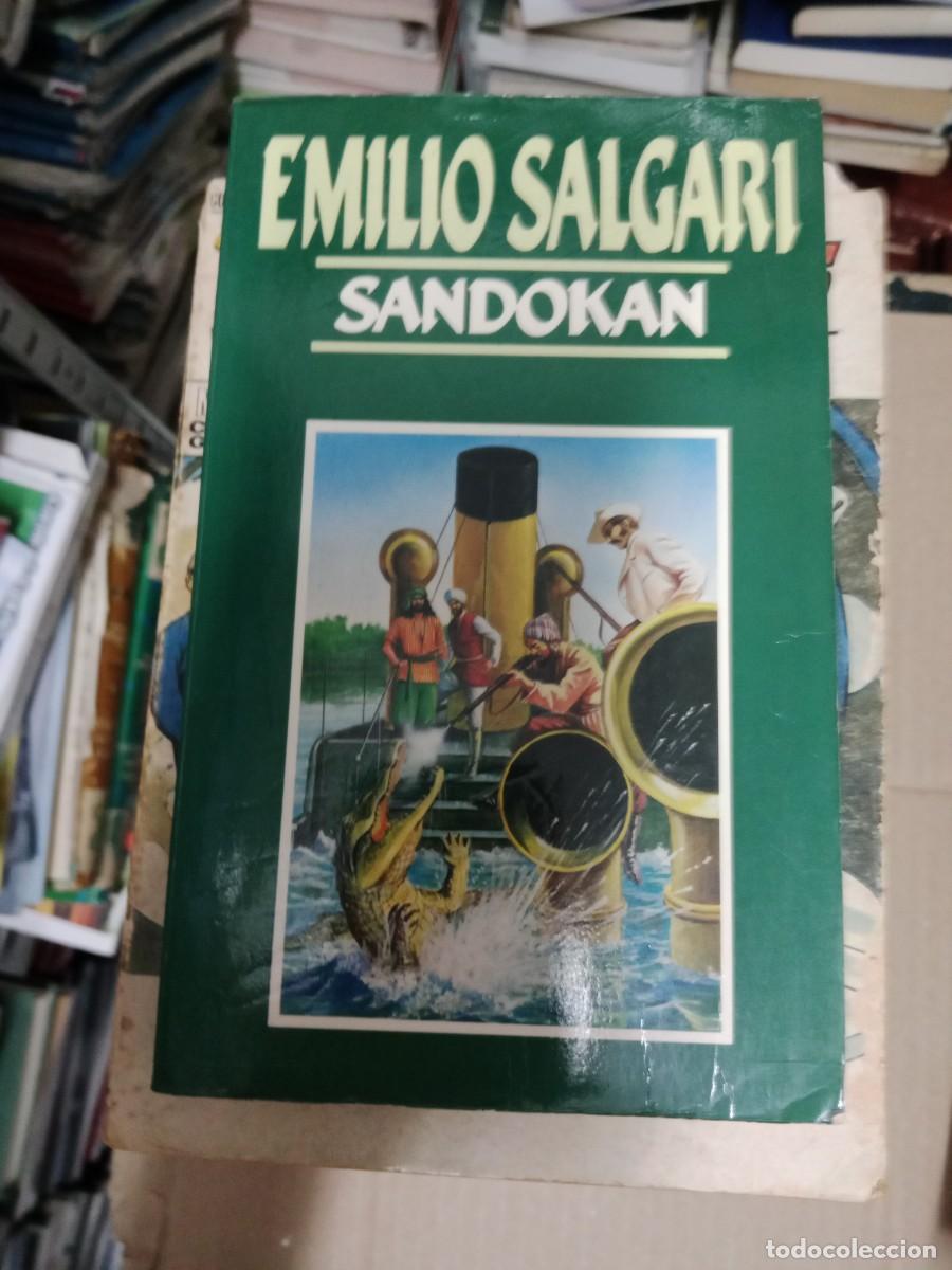 Libros de segunda mano: EMILIO SALGARI SANDOKAN LIBRO TOP-03