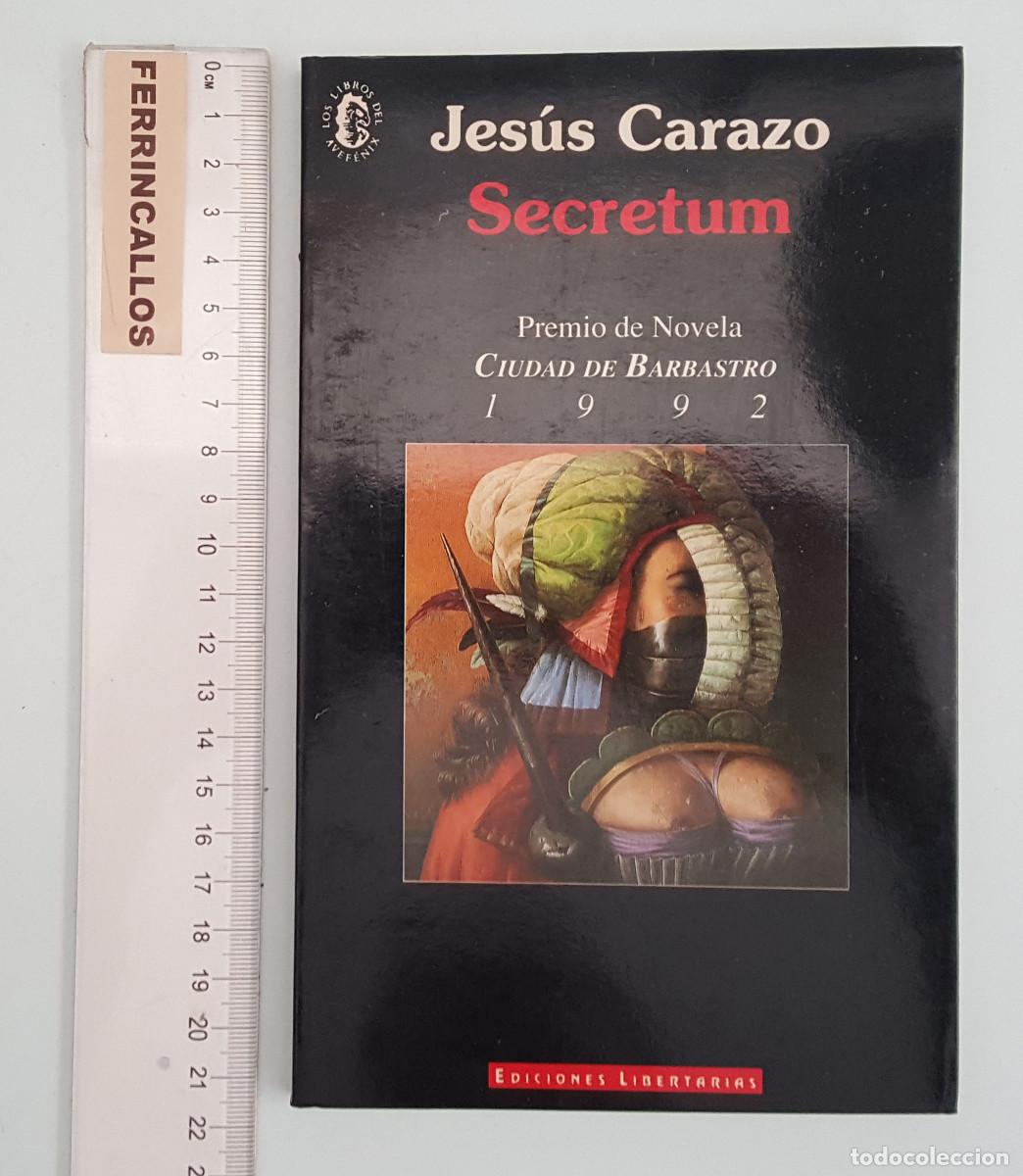 Gebrauchte B&uuml;cher: SECRETUM, JESUS CARAZO, PREMIO NOVELA CORTA CIUDAD DE BARBASTRO 1992