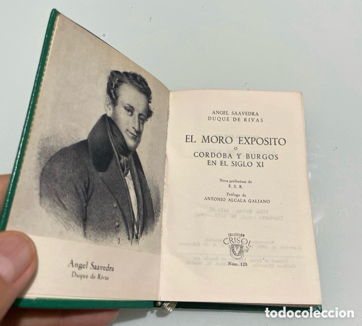Libri di seconda mano: El Moro Exposito o C&oacute;rdoba y Burgos en el S. XI. Angel Saavedra. Crisol 120