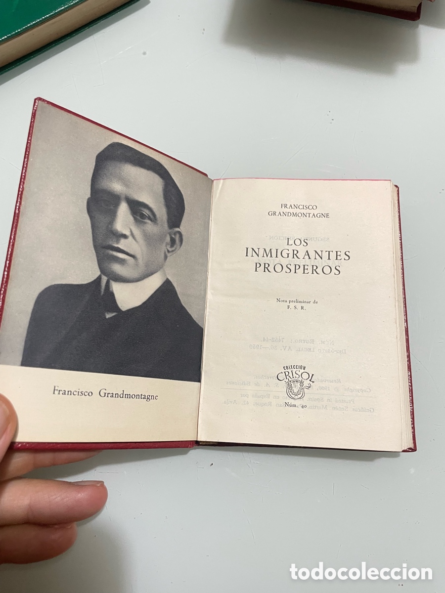 Gebrauchte B&uuml;cher: Los inmigrantes pr&oacute;speros. Francisco Grandmontagne. Aguilar Crisol 40, 2&ordf; ed. 1959