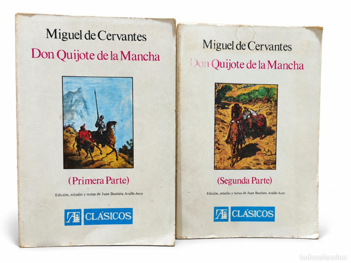 Libri di seconda mano: MIGUEL DE CERVANTES &ndash; DON QUIJOTE DE LA MANCHA &ndash; EDITORIAL ALHAMBRA &ndash; DOS TOMOS