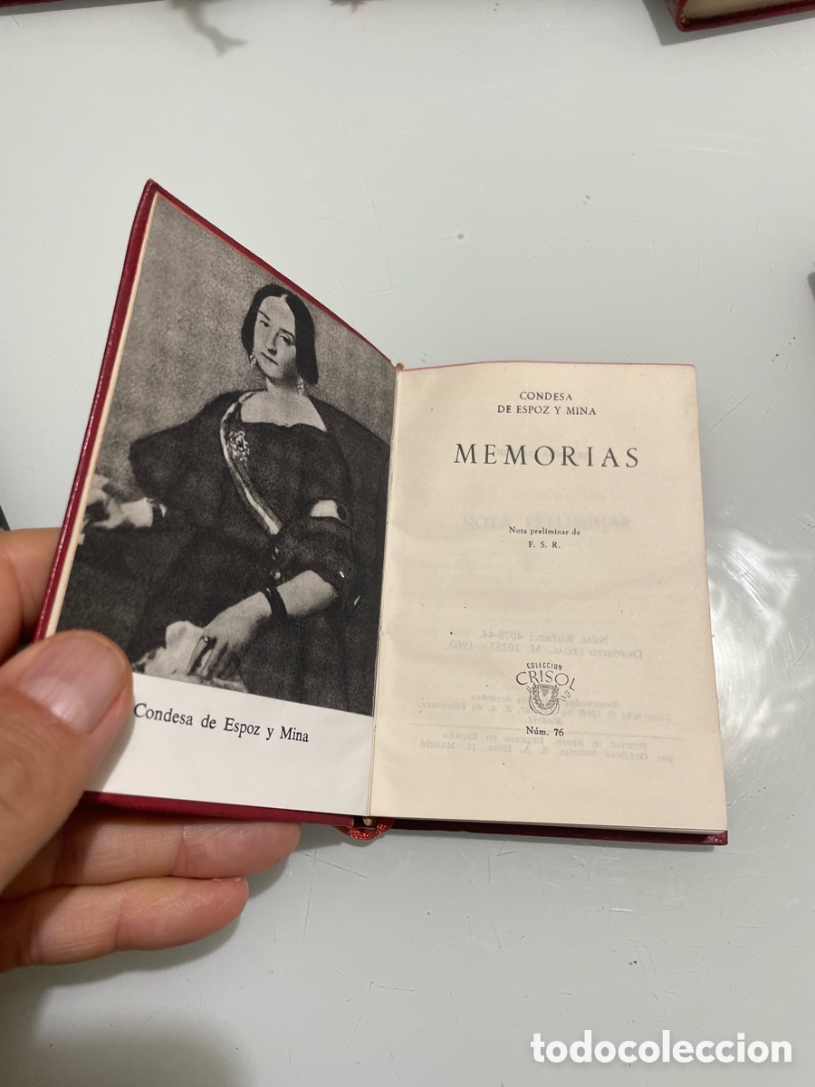 Libros de segunda mano: Memorias. Condesa de Espoz y Mina. Aguilar Crisol 76, 2&ordf; ed. 1960