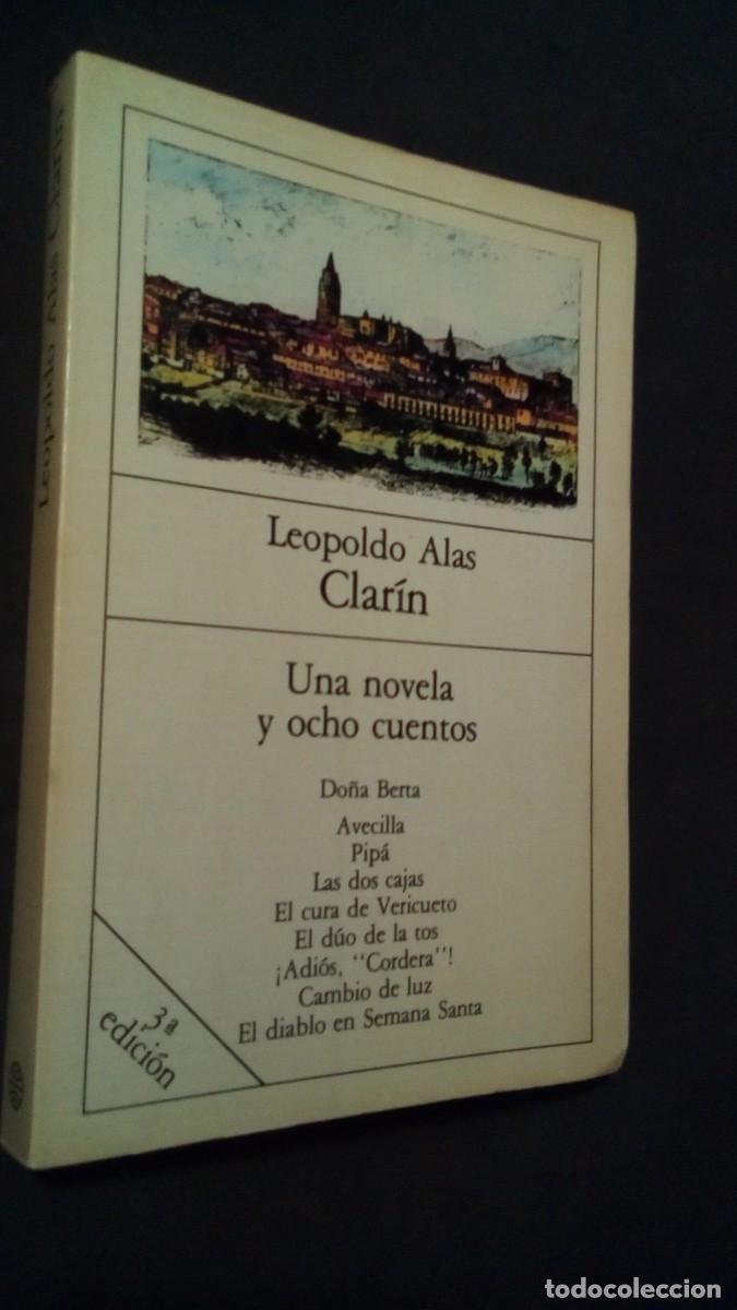 Libros de segunda mano: Una novela y ocho cuentos - Alas, Leopoldo &rdquo;Clarin&rdquo;-LIBRO COMO NUEVO