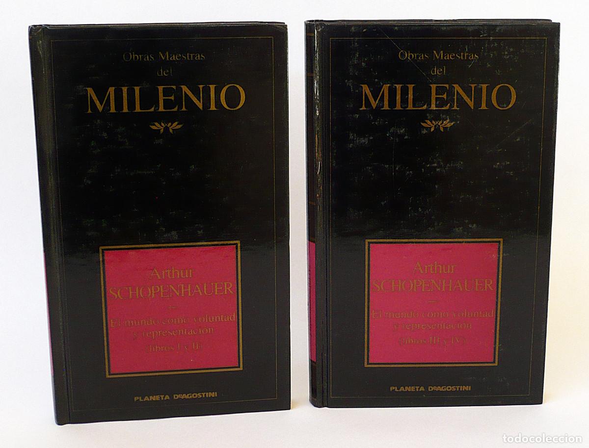 Libros de segunda mano: Obras maestras del Milenio, Arthur Schopenhauer, El mundo como voluntad y representacion