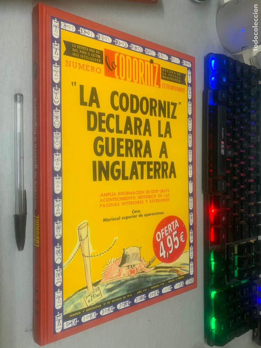 Libri di seconda mano: LA CODORNIZ DECLARA LA GUERRA A INGLATERRA. N&Uacute;MERO EXTRAORDINARIO / EDAF 1999