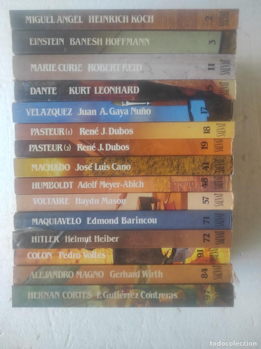 Livros em segunda m&atilde;o: lote 15 libros, biografias SALVAT los de la foto BUEN ESTADO