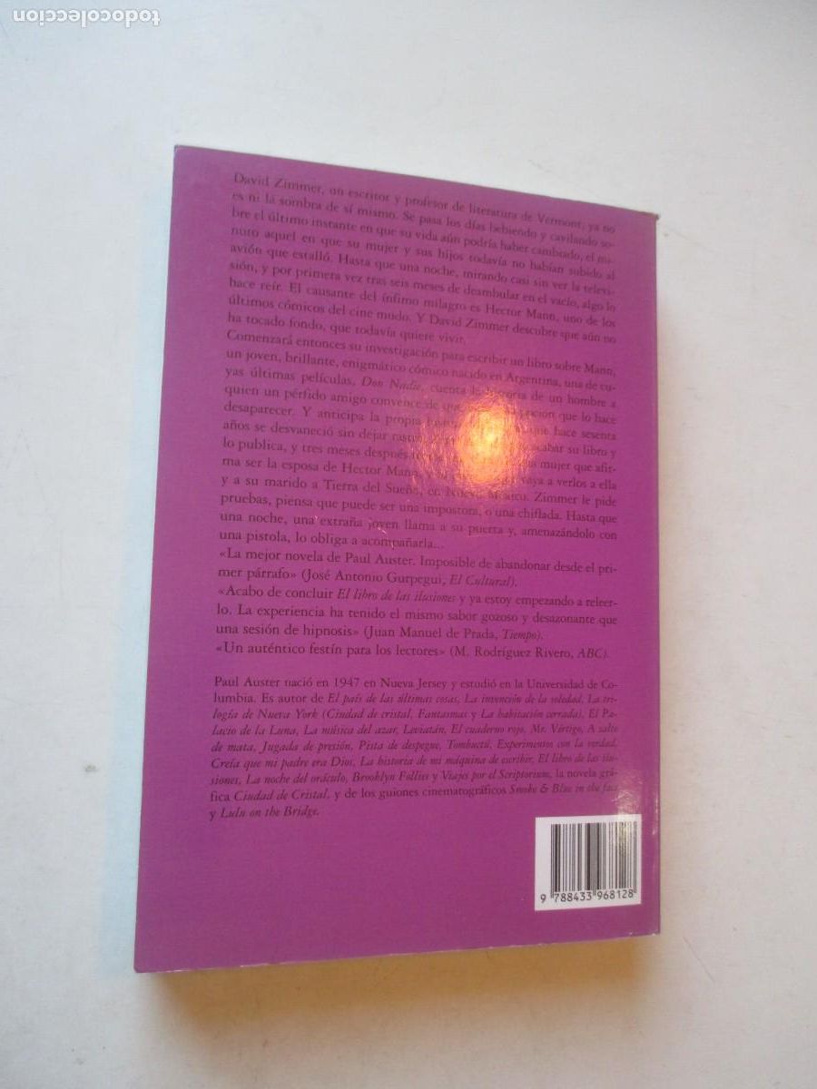 Libros de segunda mano: PAUL AUSTER El libro de las ilusiones W42529 - Foto 2