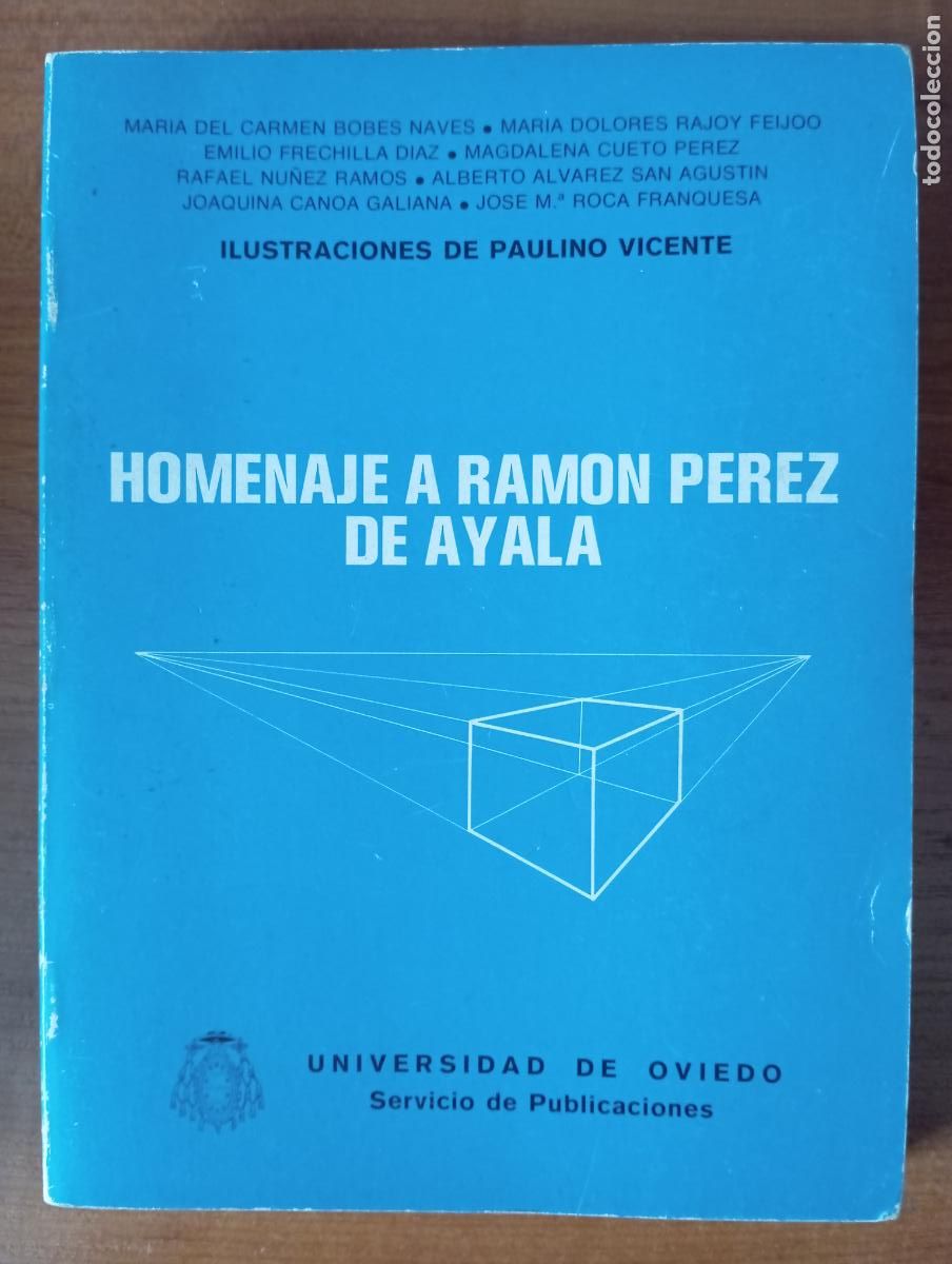 Libros de segunda mano: Homenaje a R. P&eacute;rez de Ayala. Oviedo, 1980. Ilustrado por Paulino Vicente