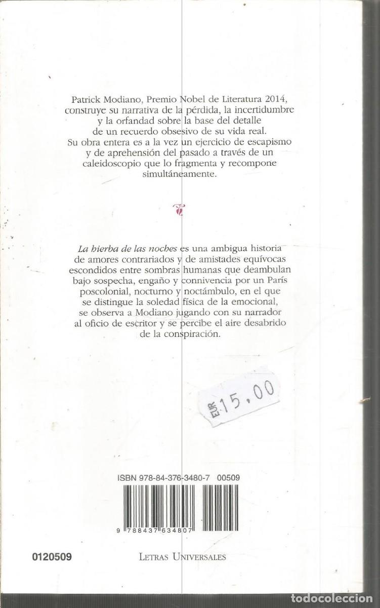 Libros de segunda mano: PATRICK MADIANO. LA HIERBA DE LAS NOCHES. CATEDRA - Foto 2