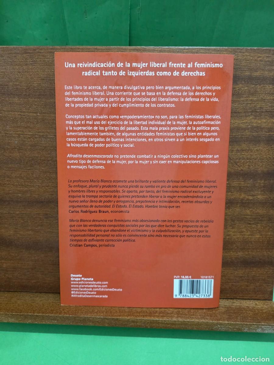 Libros de segunda mano: &rdquo;&rdquo;AFRODITA DESENMASCARADA&rdquo;&rdquo;...MARIA BLANCO...EDICIONES DEUSTO...2020... - Foto 2