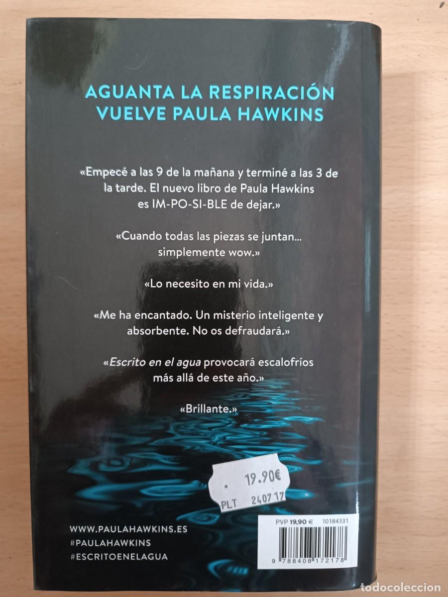 Libros de segunda mano: Escrito en el agua Paula Hawkins - Foto 2