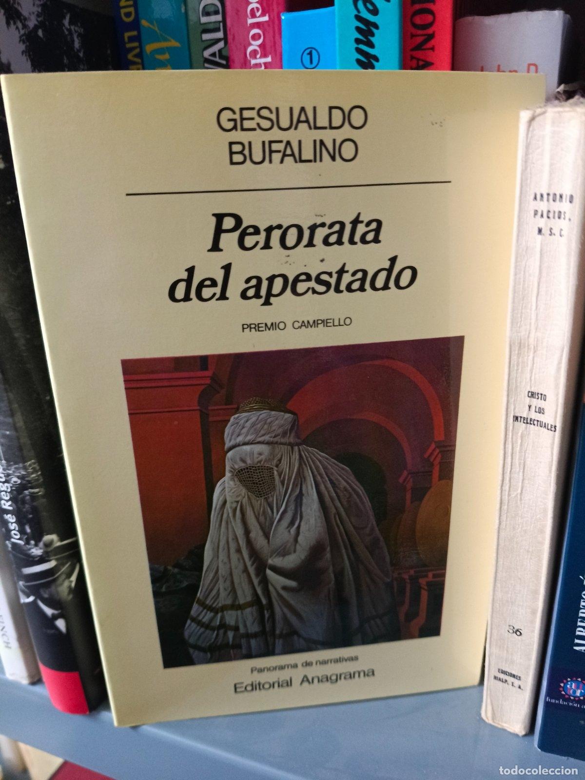 Second hand books: Perorata del apestado | Gesualdo Bufalino | Editorial Anagrama | 1989