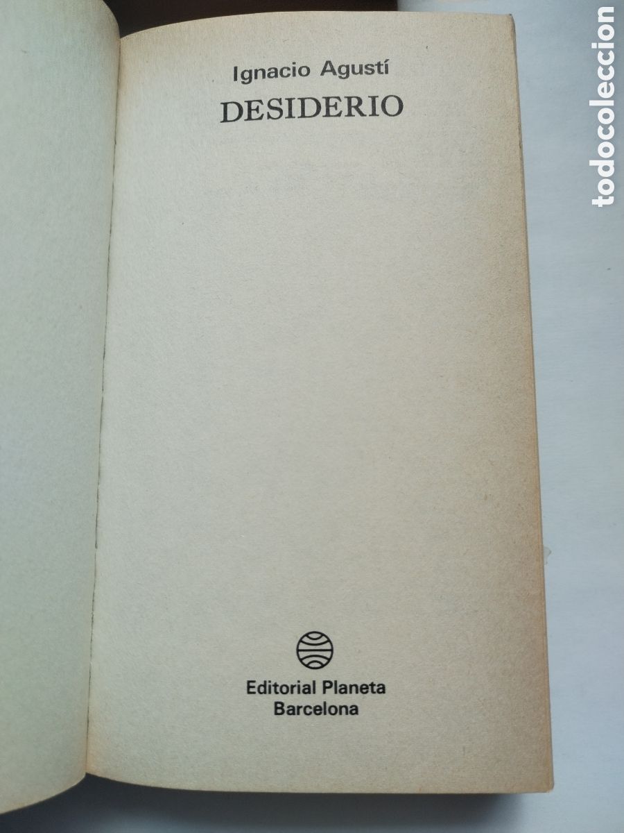 Libros de segunda mano: DESIDERIO/IGNACIO AGUSTI - Foto 2