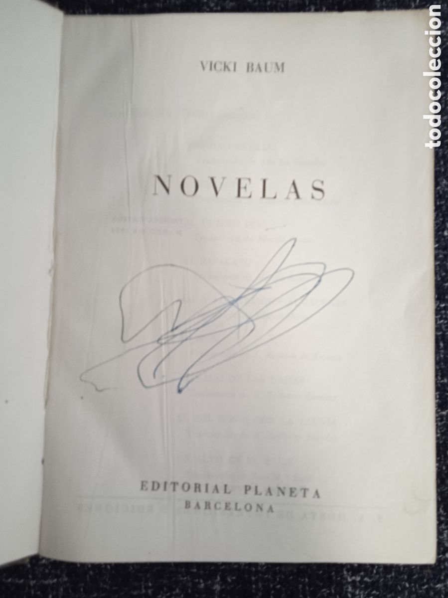 Libros de segunda mano: VICKI BAUM - TOMO 3 - ED. PLANETA - Foto 3