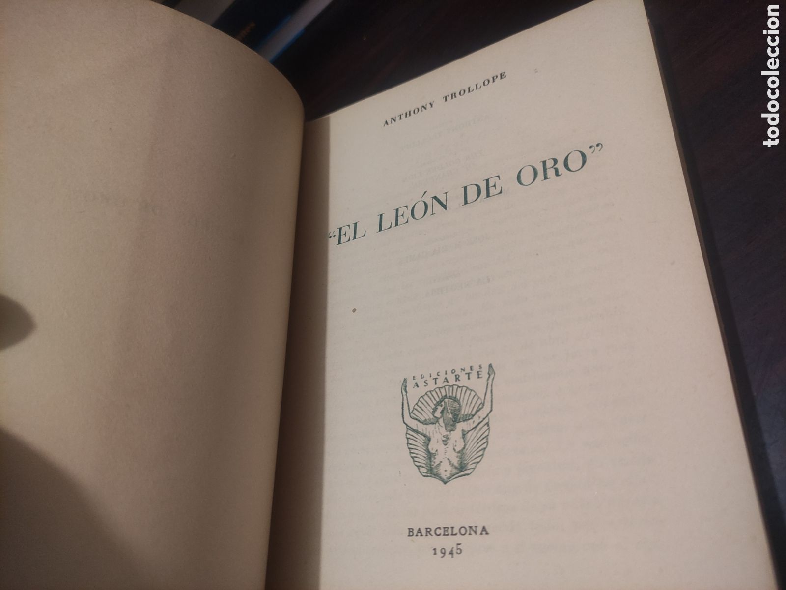 Libros de segunda mano: EL LEON DE ORO - ANTHONY TROLLOPE - edicion 1945 - Foto 9