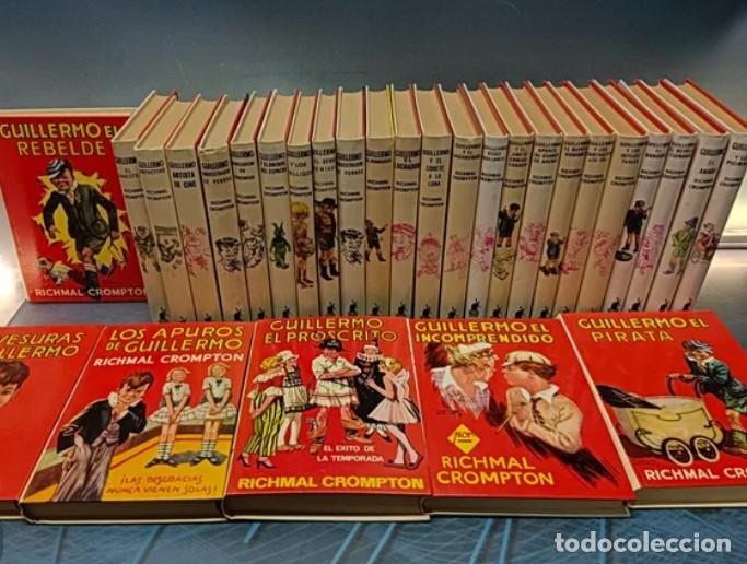 Libros de segunda mano: lote Richmal Crompton. 28 libros de Guillermo. Travesuras de Guillermo. Los apuros de Guillermo