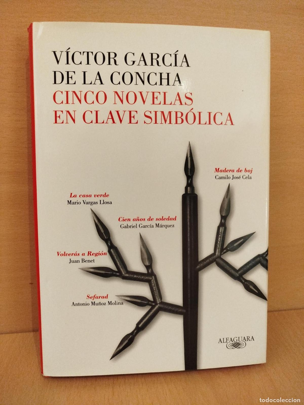 Livros em segunda m&atilde;o: Cinco novelas en clave simb&oacute;lica - V&iacute;ctor Garc&iacute;a de la Concha