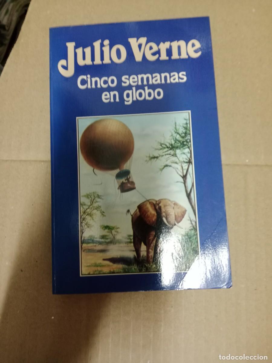 Libri di seconda mano: JULIO VERNE CINCO SEMANAS EN GLOBO LIBRO TOP-03