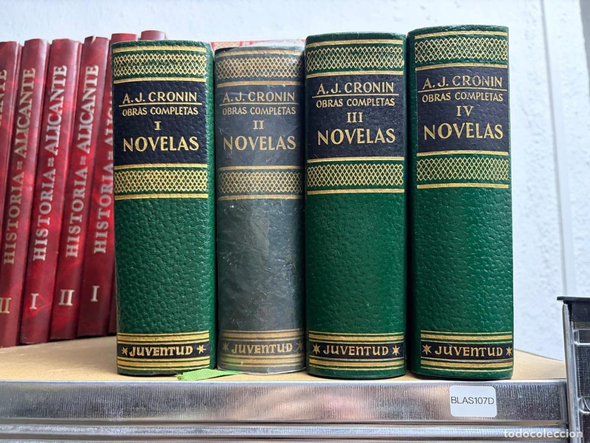 Second hand books: BLAS107D A. J. CRONIN Novelas. VOLUMENES I II III IV