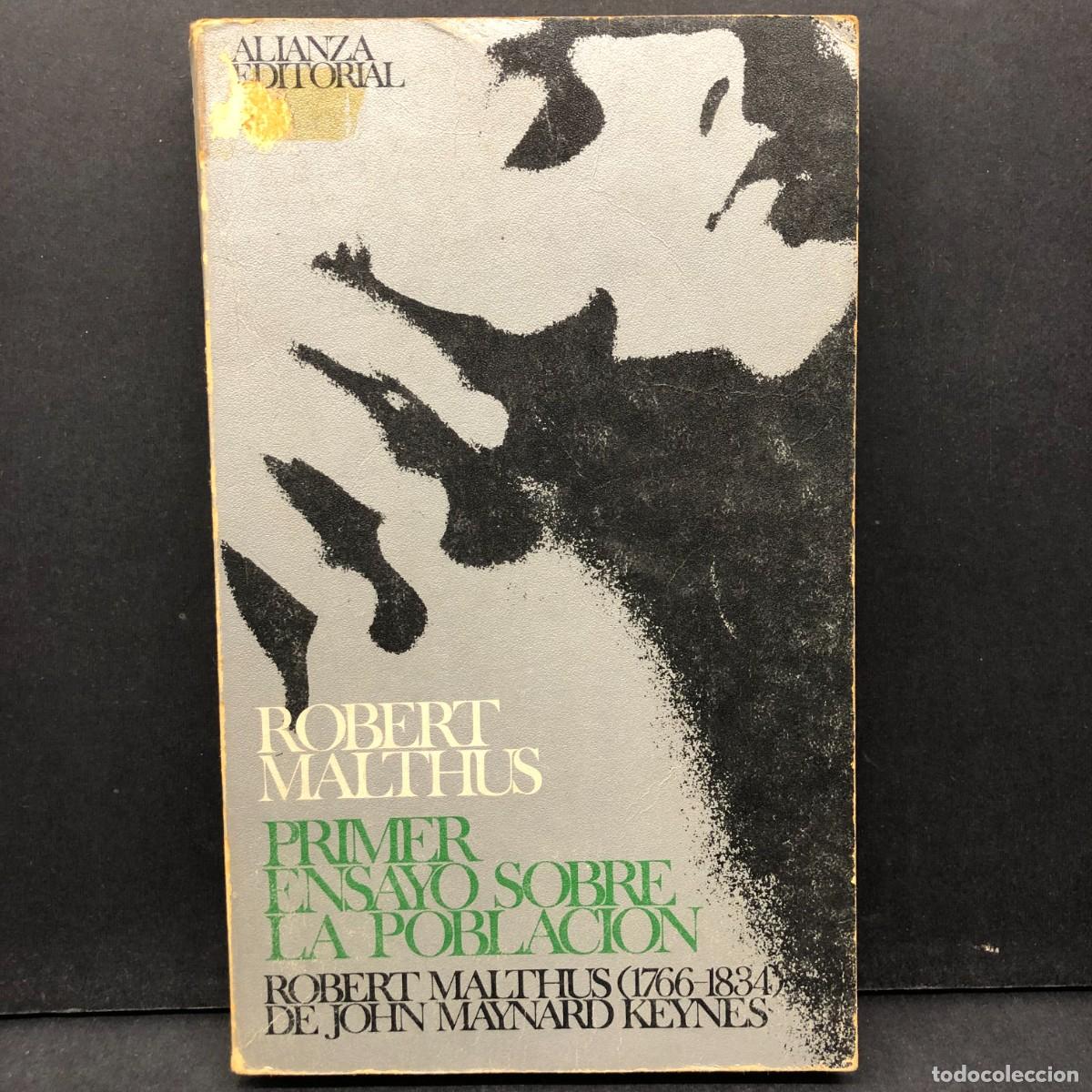 Gebrauchte B&uuml;cher: ROBERT MALTHUS - PRIMER ENSAYO SOBRE LA POBLACION - ALIANZA EDITORIAL - ROBERT MALTHUS / 879