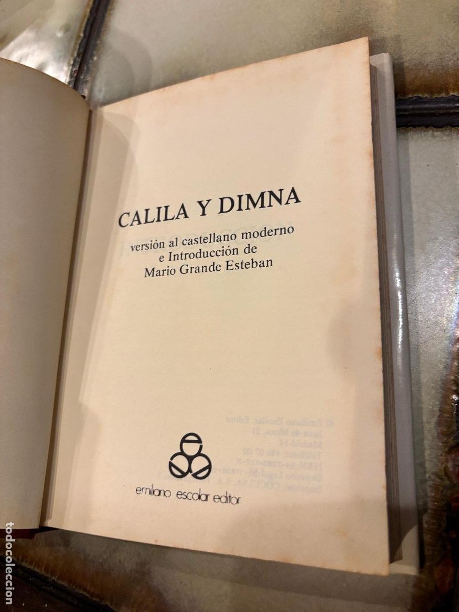 Libros de segunda mano: Calila y Dimna. A. Ben Al Mocaff&aacute;. - Foto 3