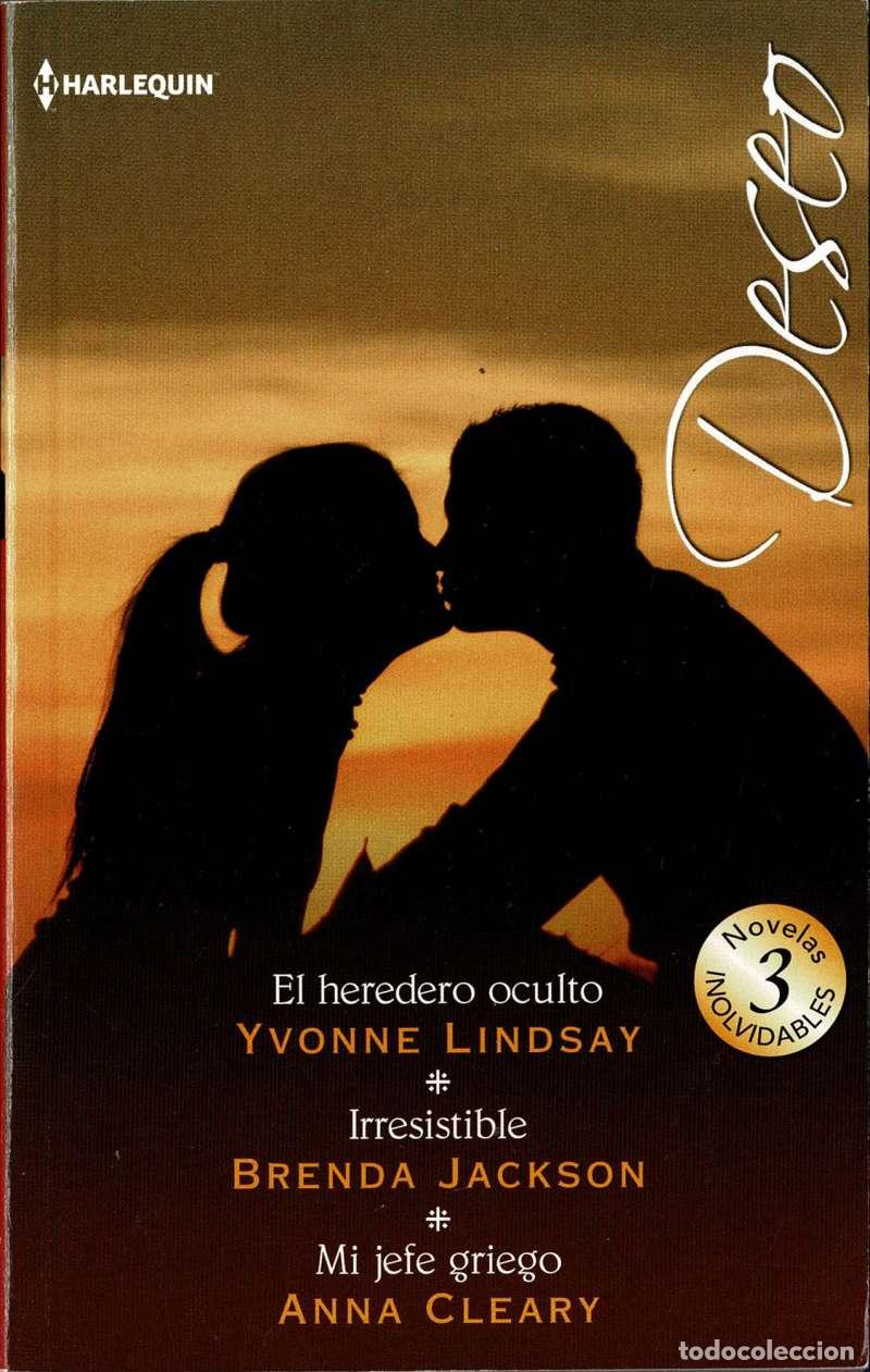 Second hand books: El heredero oculto. Irresistible. Mi jefe griego - Yvonne Lindsay, Brenda Jackson, Anna Cleary