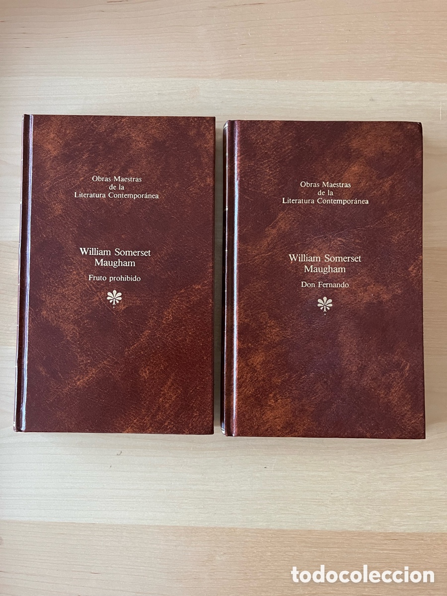 Second hand books: SOMERSET MAUGHAM . Don Fernando y Fruto prohibido.
