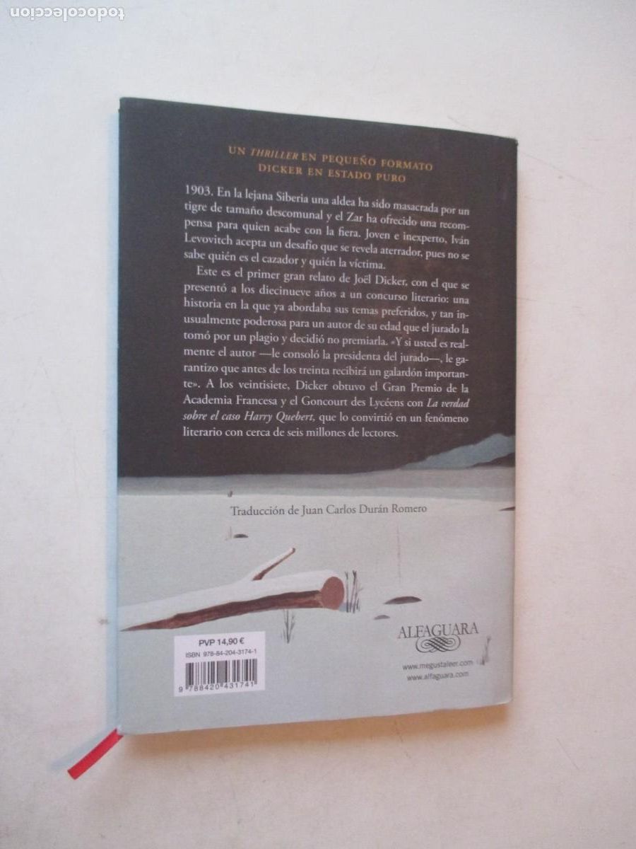 Libros de segunda mano: JO&Euml;L DICKER El tigre w42568 - Foto 2