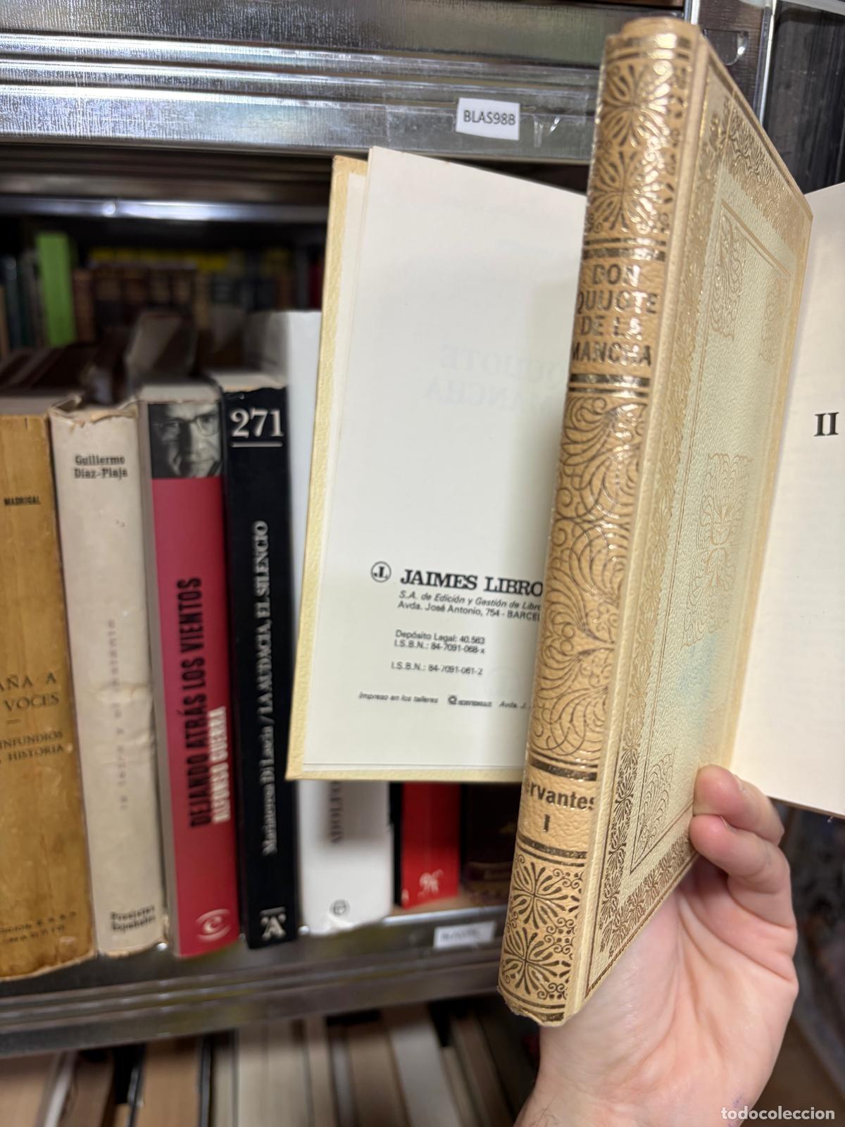 Second hand books: BLAS98B - Don Quijote de la Mancha, dos tomos, completo, James Libros