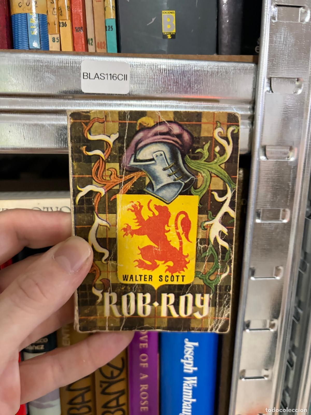 Second hand books: BLAS116CII Walter Scott Rob-Roy - espa&ntilde;ol pulga