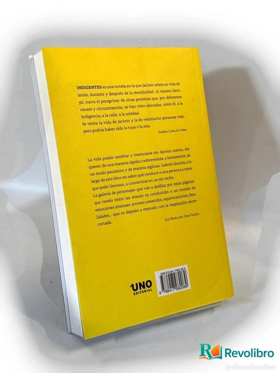 Libros de segunda mano: Indigentes - Gabriel Catal&aacute;n L&oacute;pez - Foto 2