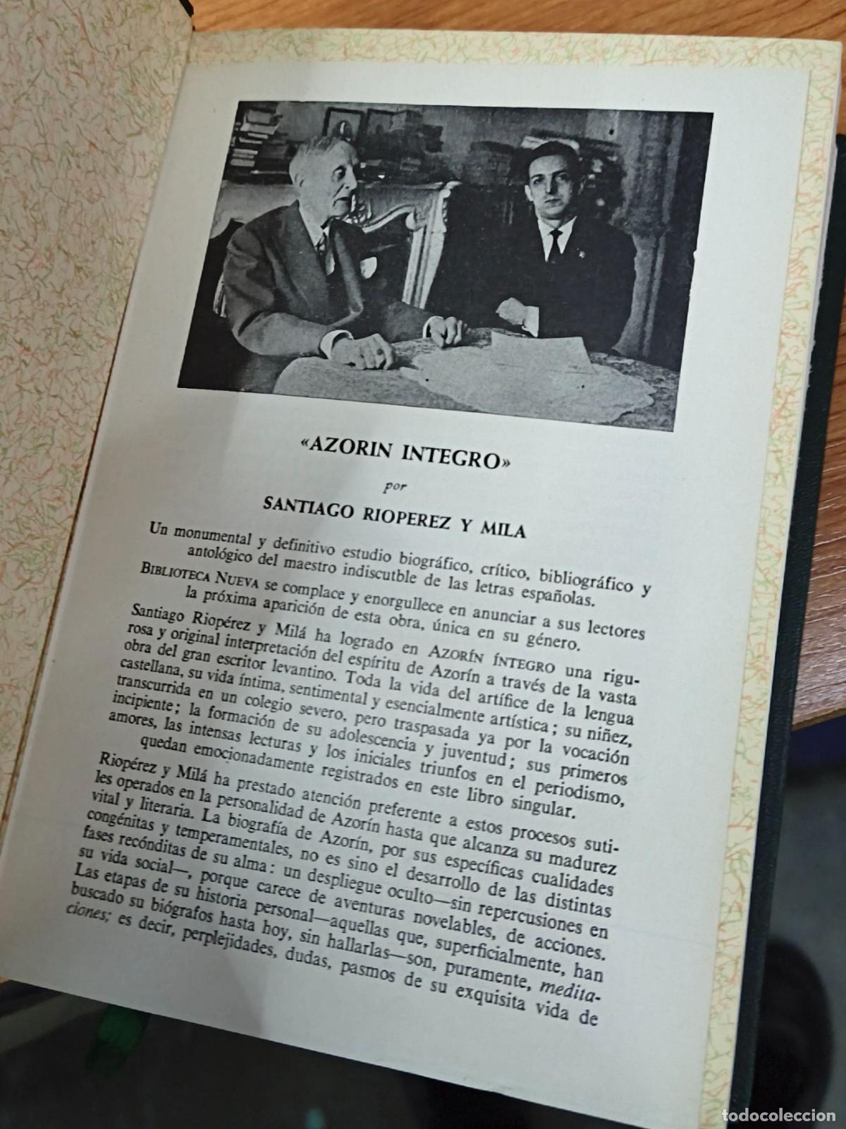 Libros de segunda mano: Obras Selectas - Azor&iacute;n - Biblioteca Nueva 1962 - Foto 3