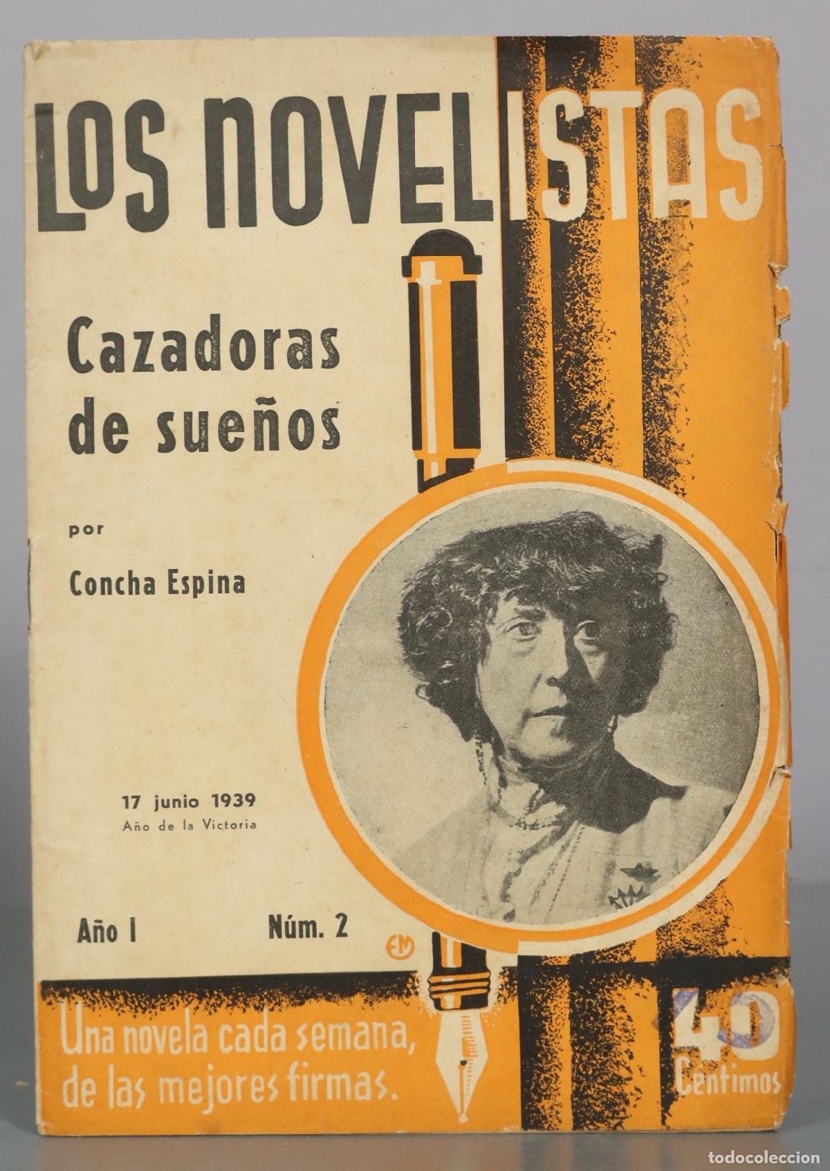 Gebrauchte B&uuml;cher: Los Novelistas - Cazadoras de sue&ntilde;os - Concha Espina - Editorial Marco