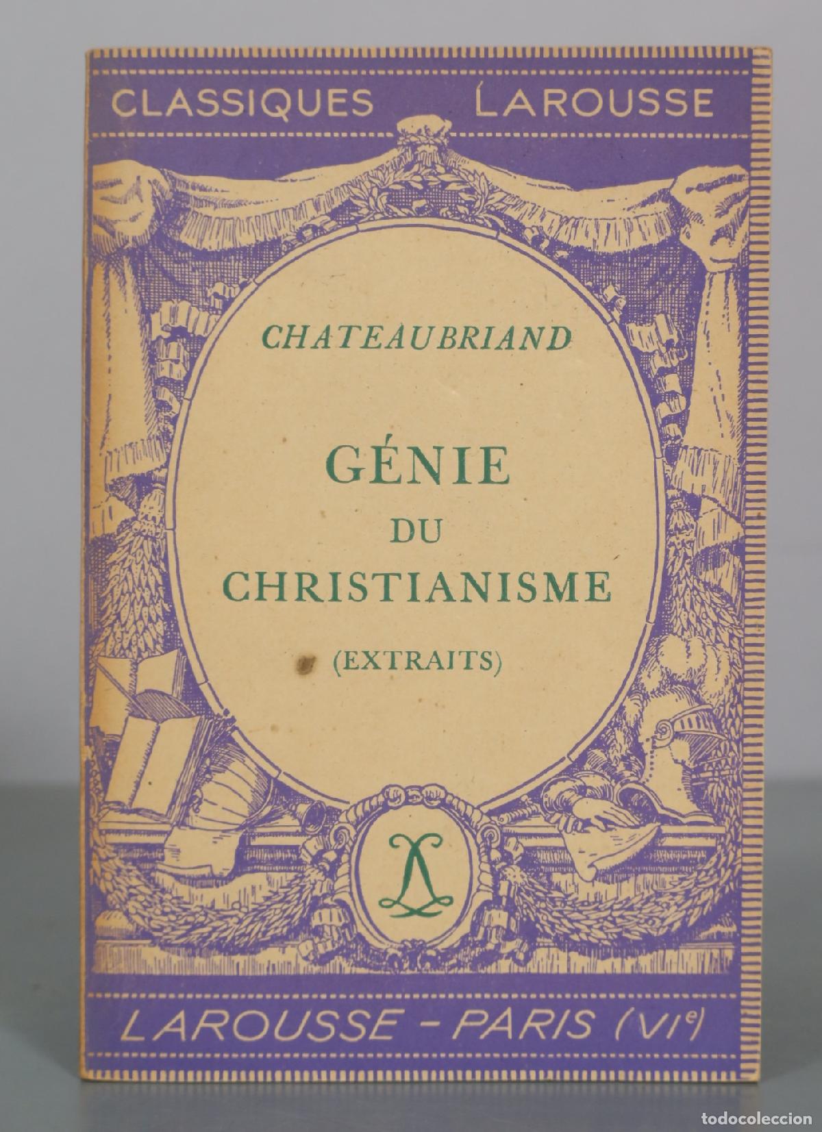 Libri di seconda mano: G&eacute;nie du christianisme - Chateaubriand - Larousse