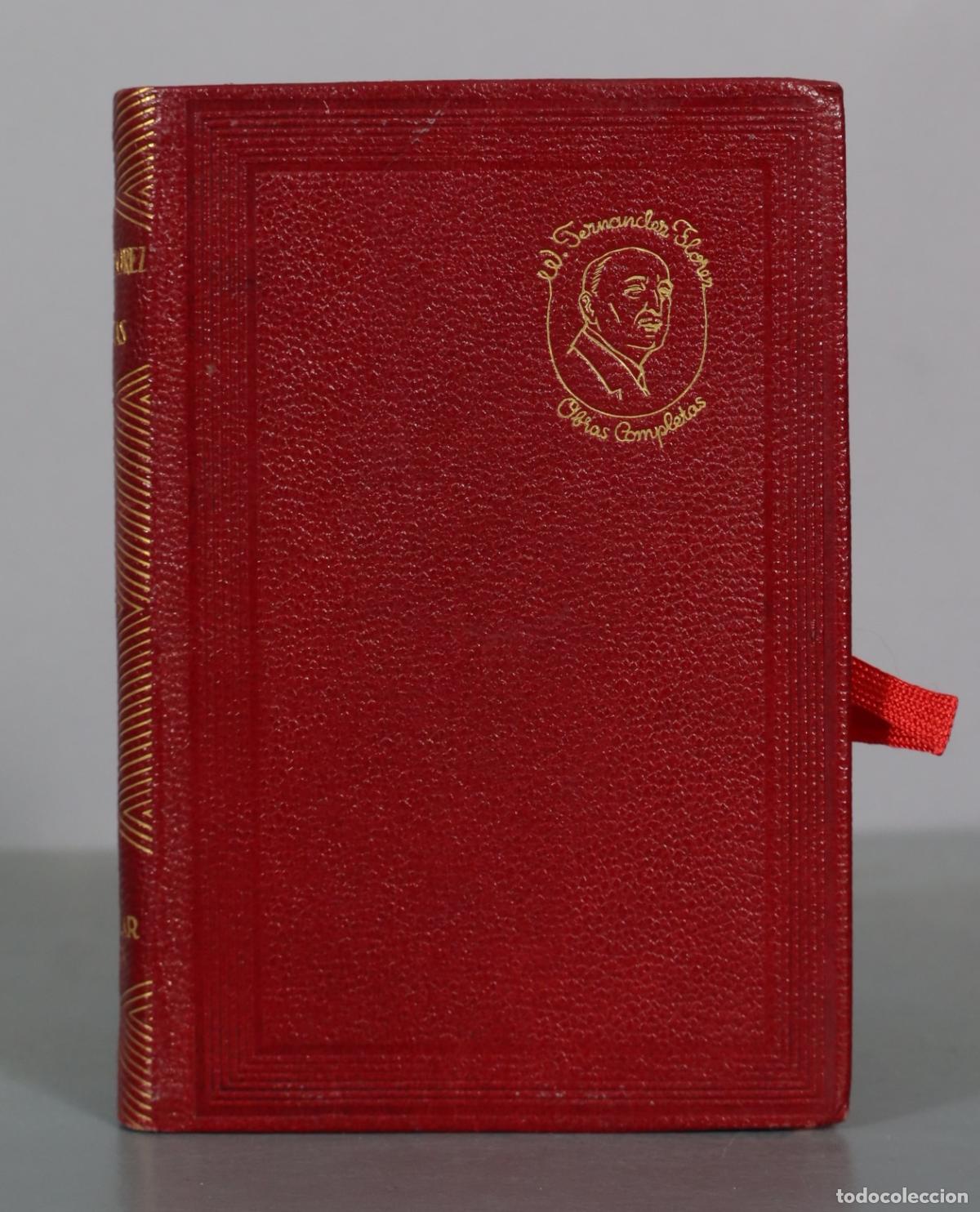 Gebrauchte B&uuml;cher: Obras Completas - Tomo I - Wenceslao Fern&aacute;ndez Fl&oacute;rez - M. Aguilar, Editor 1945