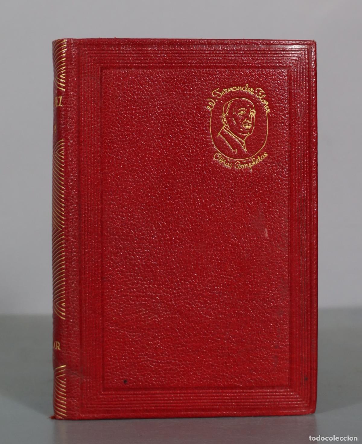 Gebrauchte B&uuml;cher: Obras completas - Tomo II - Wenceslao Fern&aacute;ndez Fl&oacute;rez - M. Aguilar, Editor 1945