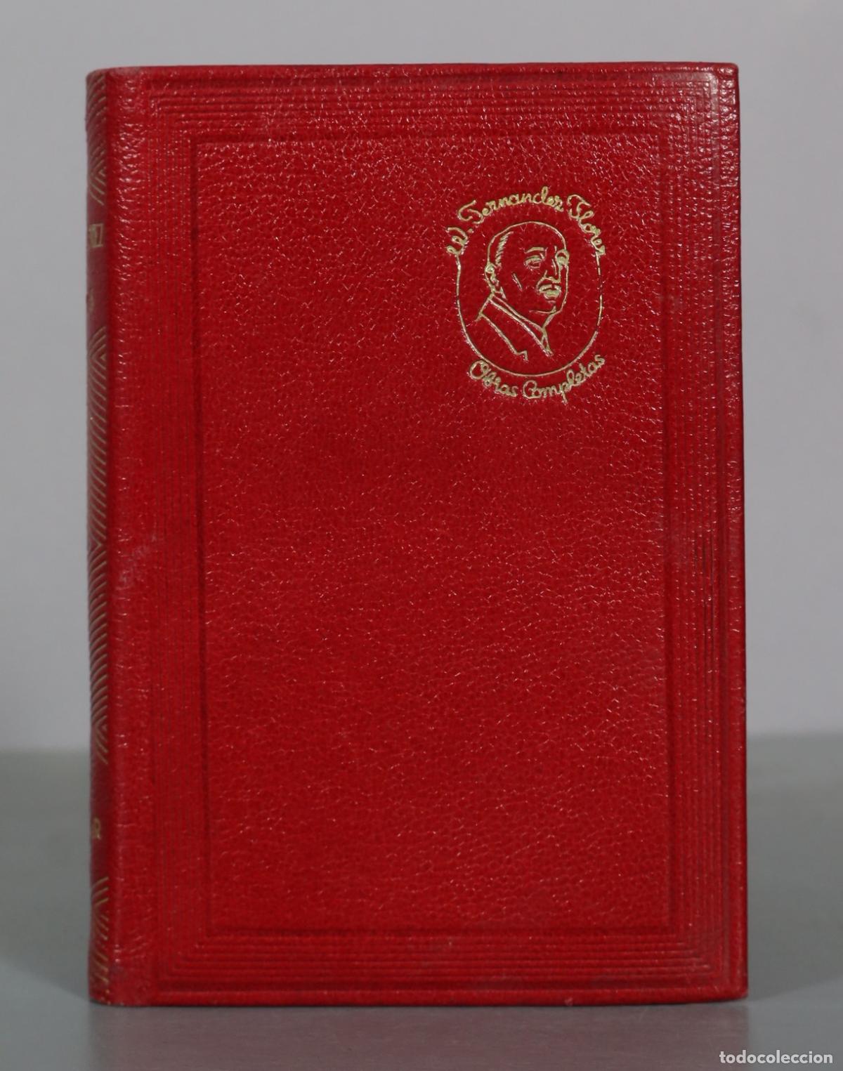 Second hand books: Obras Completas III - W. Fern&aacute;ndez-Fl&oacute;rez - M. Aguilar Editor 1945