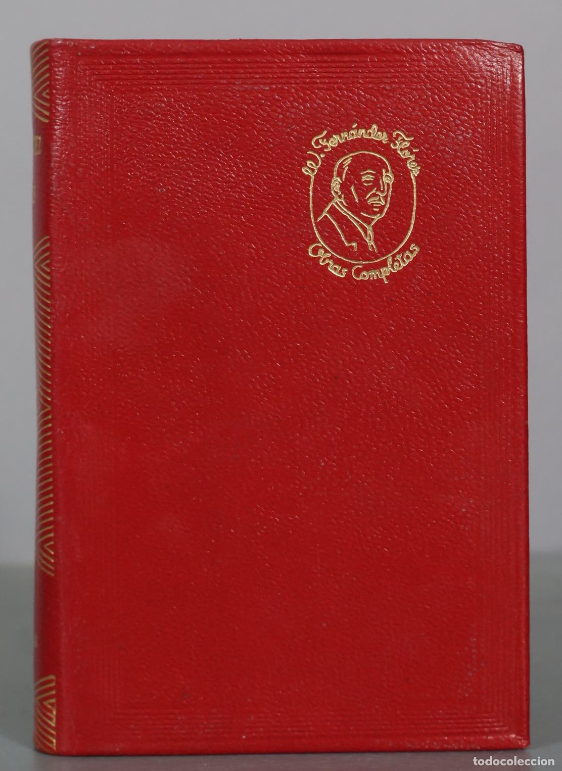 Libros de segunda mano: Obras Completas - Tomo IX - Wenceslao Fern&aacute;ndez Fl&oacute;rez - Aguilar 1964