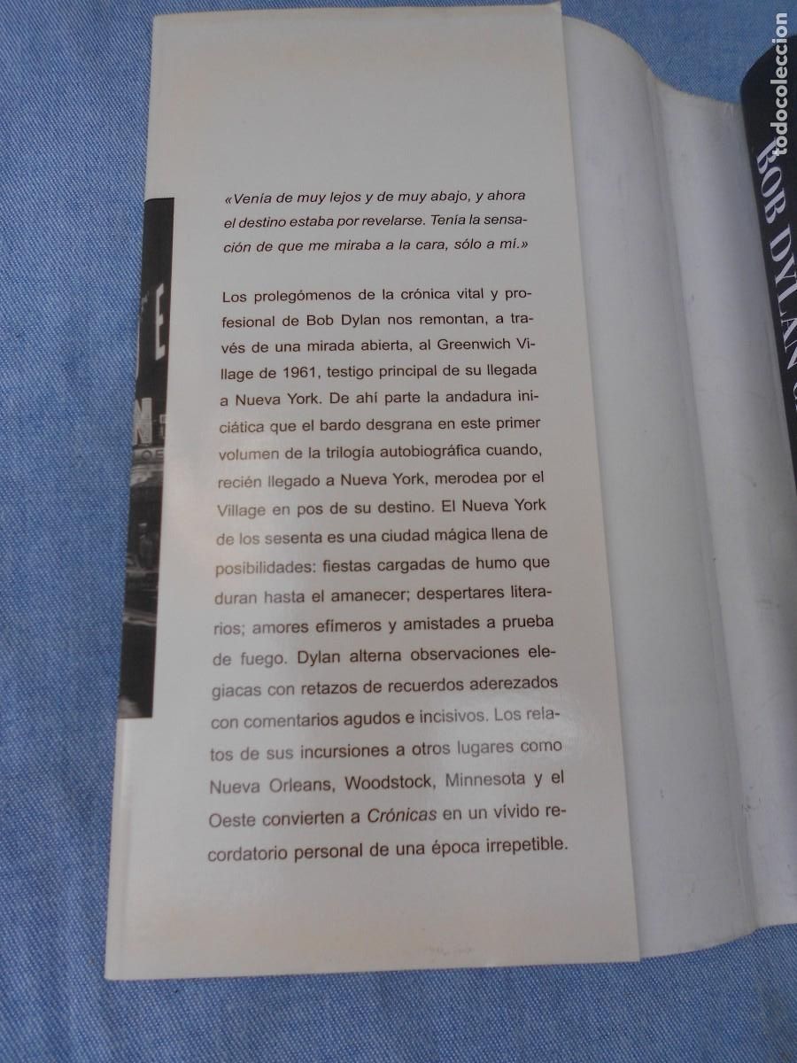 Libros de segunda mano: CRONICAS I. BOB DYLAN - Foto 2