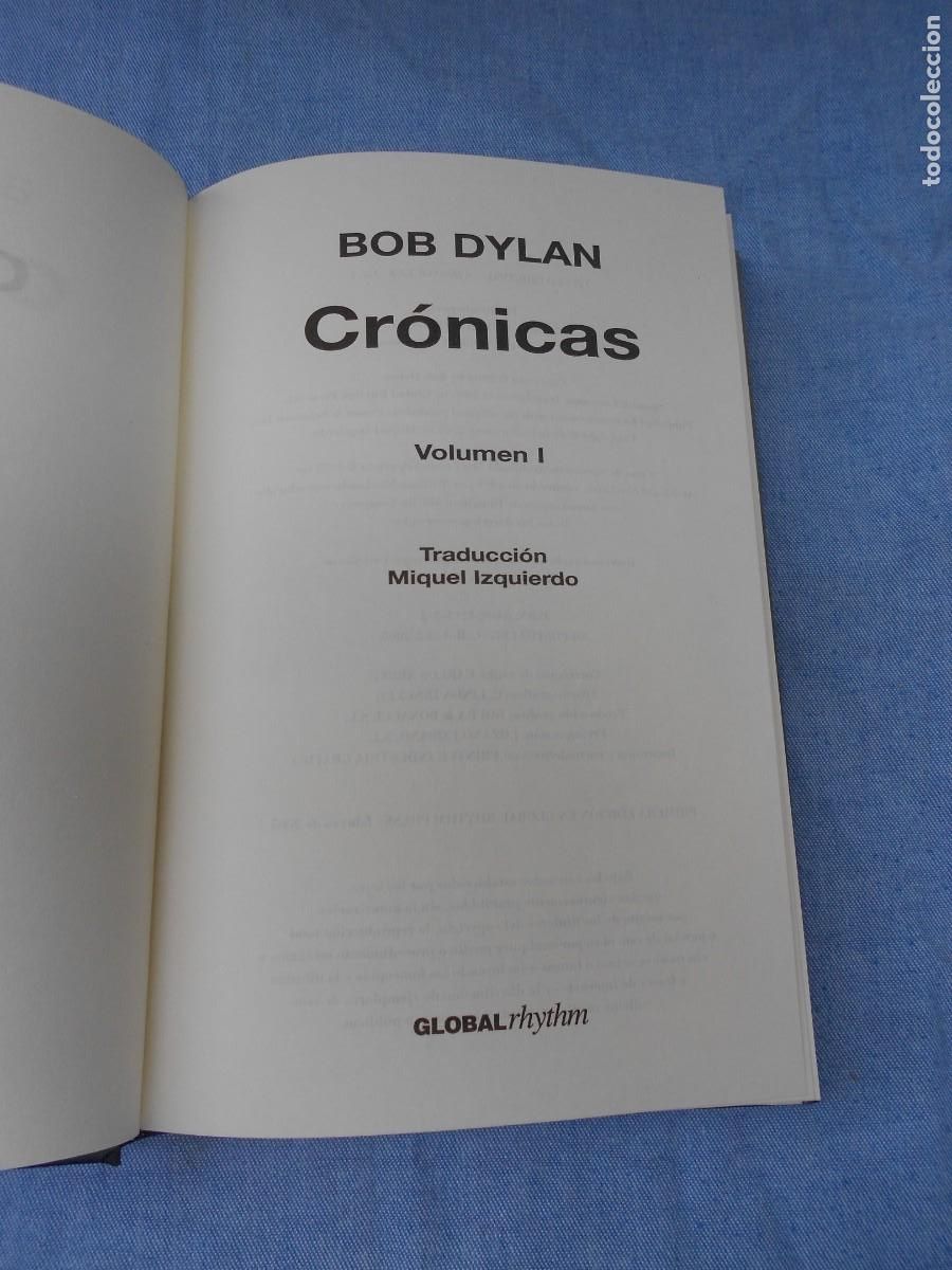 Libros de segunda mano: CRONICAS I. BOB DYLAN - Foto 3