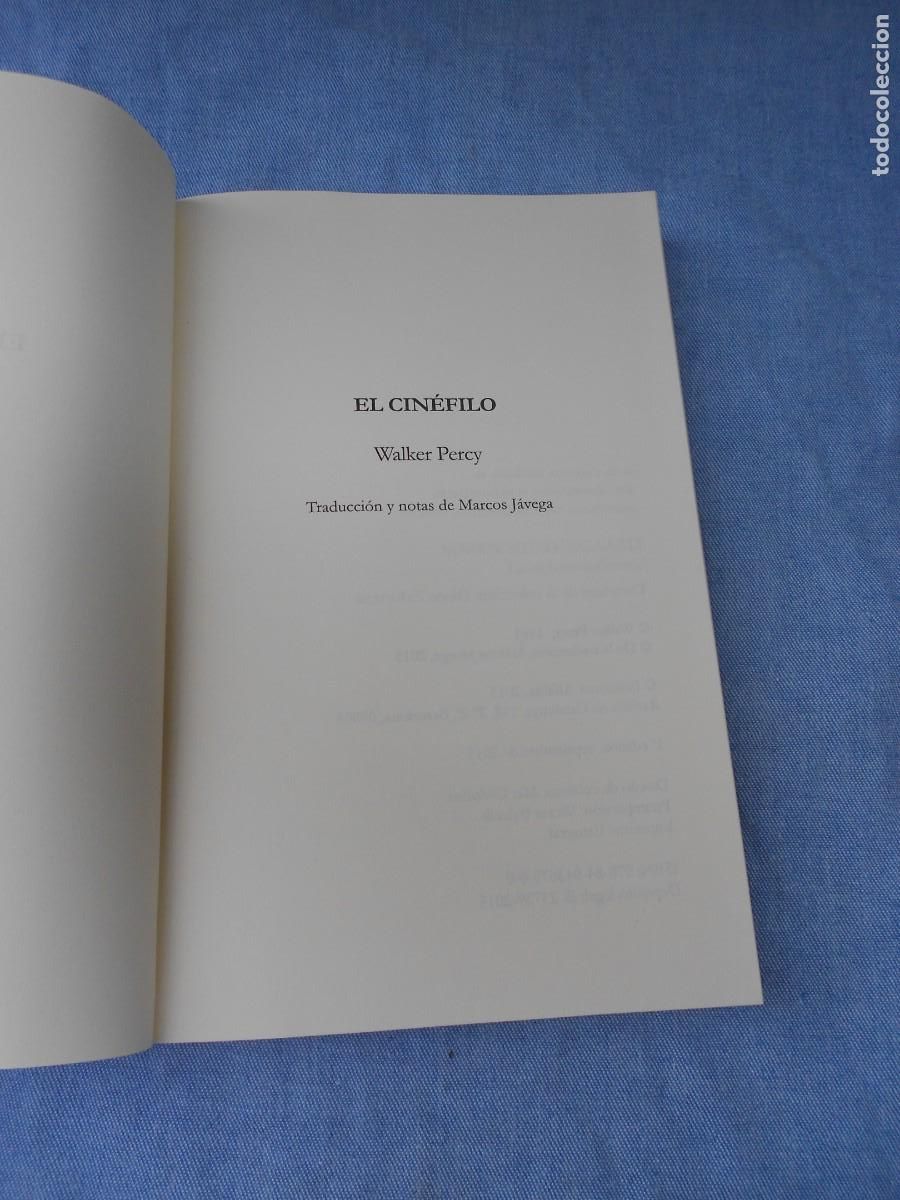 Libros de segunda mano: EL CINEFILO. WALKER PERCY. - Foto 3